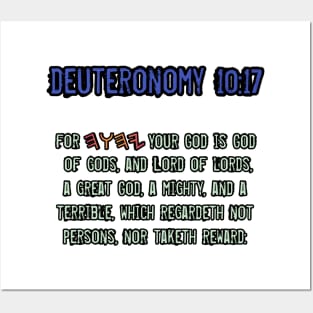 Deuteronomy 10:17 Posters and Art